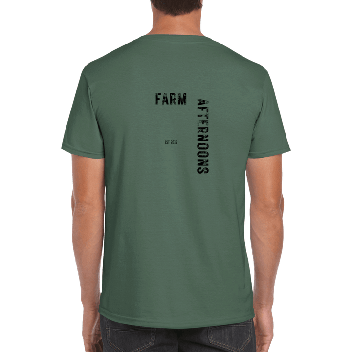 Men's Mustang Whiskey T-shirt - [farm_afternoons]