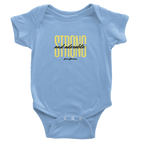 Yellow Strong and Adorable -  Baby Short Sleeve Onesies - [farm_afternoons]