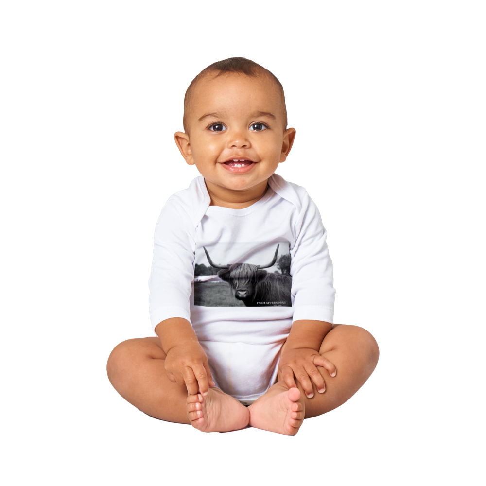 Ferdy - Baby Long Sleeve Onesies - [farm_afternoons]