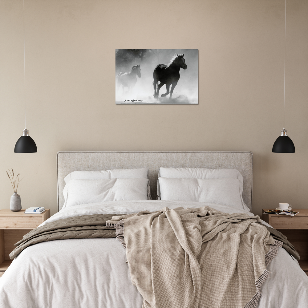 Wild Horses - Aluminum Print - [farm_afternoons]